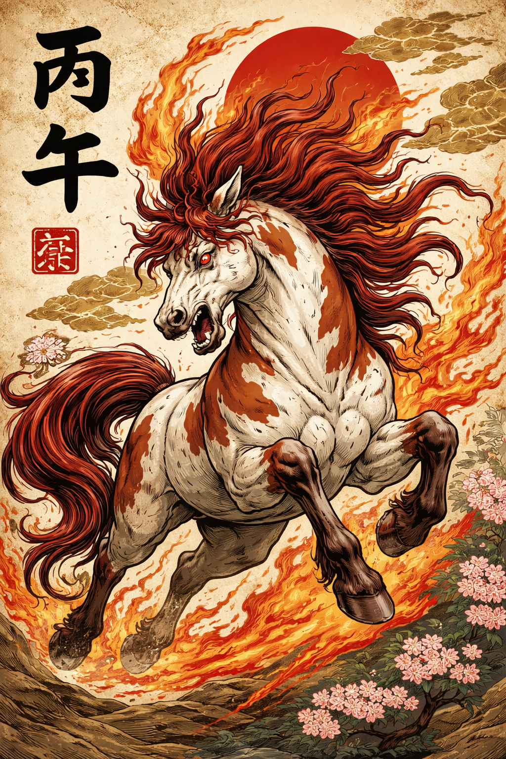 Fire horse