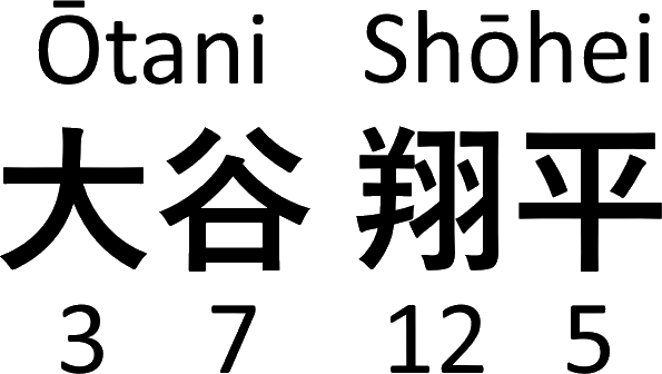 Otani Shohei seimei handan